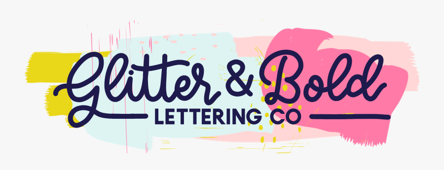 Clip Art Glitter Bold Lettering Connecticut - Calligraphy, Transparent Clipart