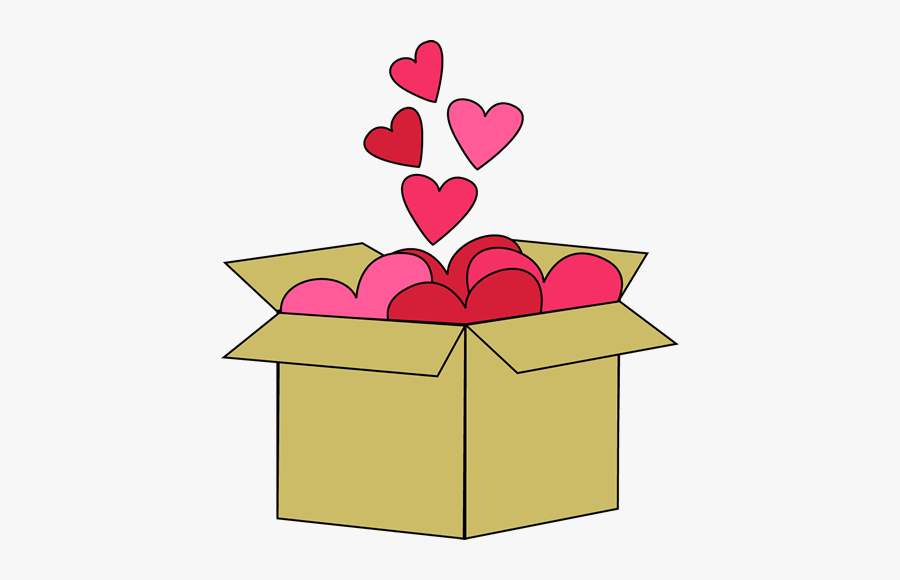 Valentine's Day Box Clipart, Transparent Clipart