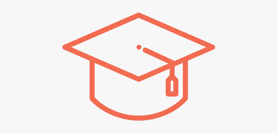 White Graduation Cap Transparent Background, Transparent Clipart