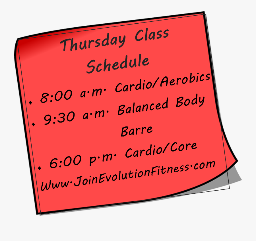 Thursday, Transparent Clipart