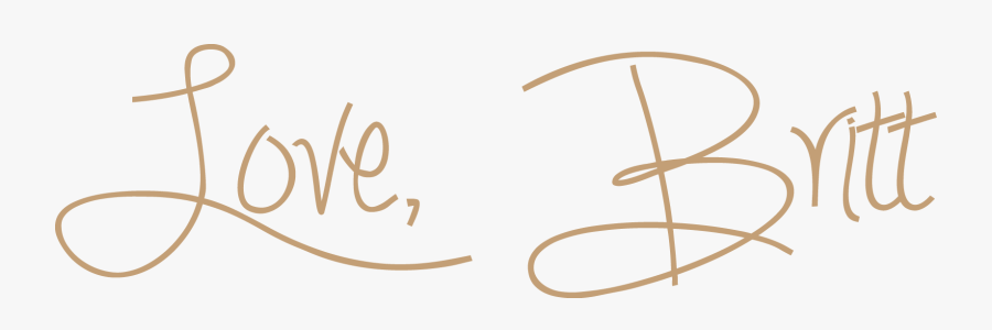 Love Britt - Baby Texto, Transparent Clipart