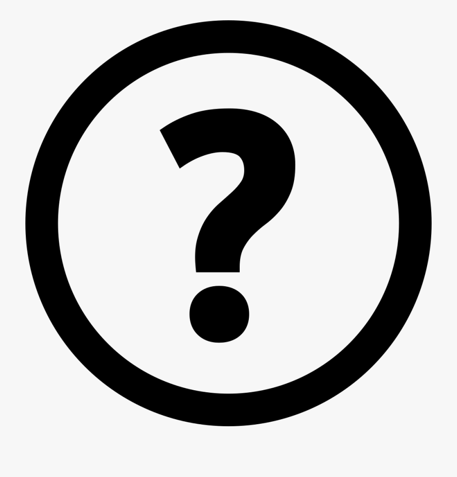 Question Mark In Circle - Question Mark Logo Png, Transparent Clipart