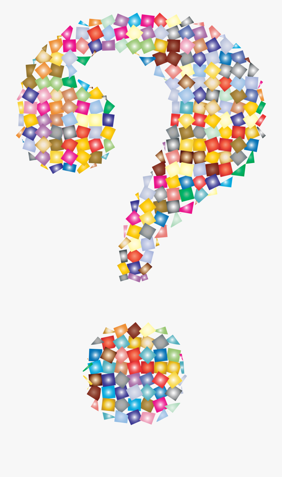Colorful Question Marks Png - Colorful Question Mark Png, Transparent Clipart