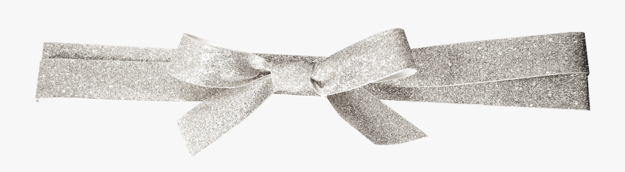 Silver Ribbon Bow Png - Ribbon Transparent Background Png, Transparent Clipart