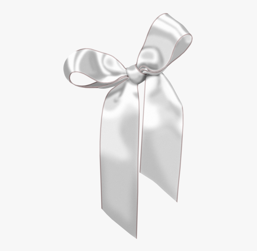 White Gift Bow Png - Wrapping Paper, Transparent Clipart