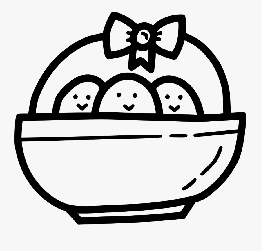 Transparent Chicken Drawing Png - Ribbon, Transparent Clipart