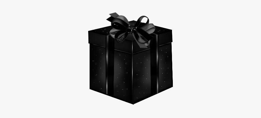 #present #gift #skull #black #bow #box #blackbox #blackgift - Caja De Regalo De Imvu, Transparent Clipart