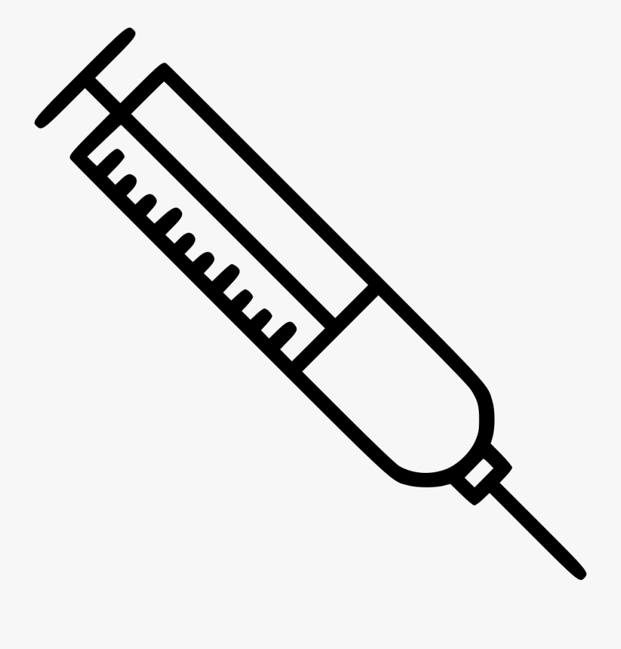 Syringe - Ruler Clipart Black And White, Transparent Clipart