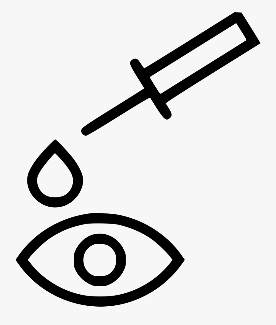 Eye Drop Syringe - Eye Drop, Transparent Clipart