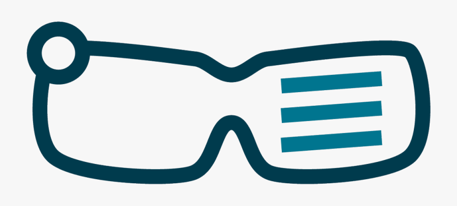 Vigilant’s Smart App Product Uses Wireless Smart Glasses, Transparent Clipart