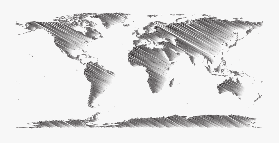 Monochrome Photography,sky,drawing - Eye Of The Sahara Map, Transparent Clipart