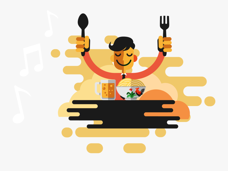 Ambient Eats Iot Qiao - Comiendo Vector, Transparent Clipart