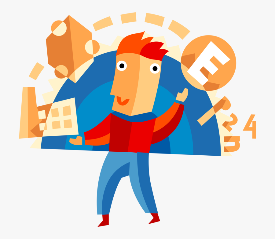 Working Vector Executive, Transparent Clipart