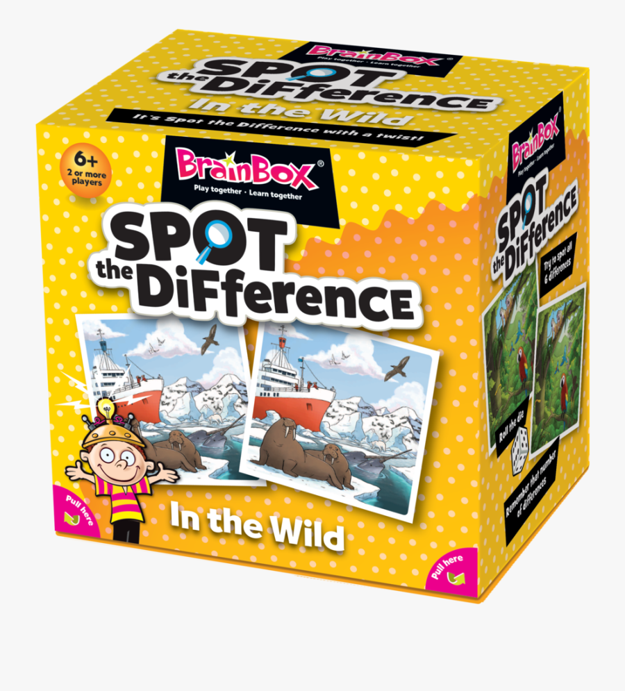 Spot The Differences Box, Transparent Clipart