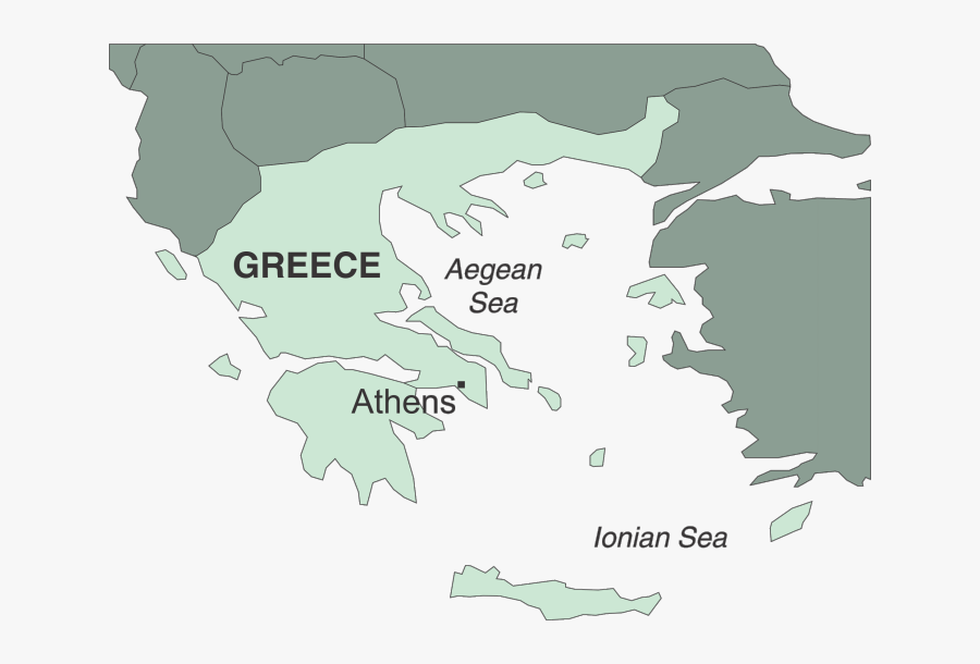 Transparent Greece Map Png - Atlas, Transparent Clipart