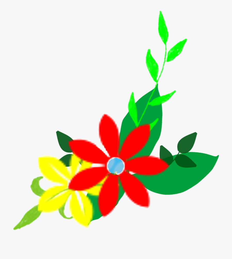 Transparent Flower Design Clipart - ดอกไม้ การ์ตูน Png, Transparent Clipart