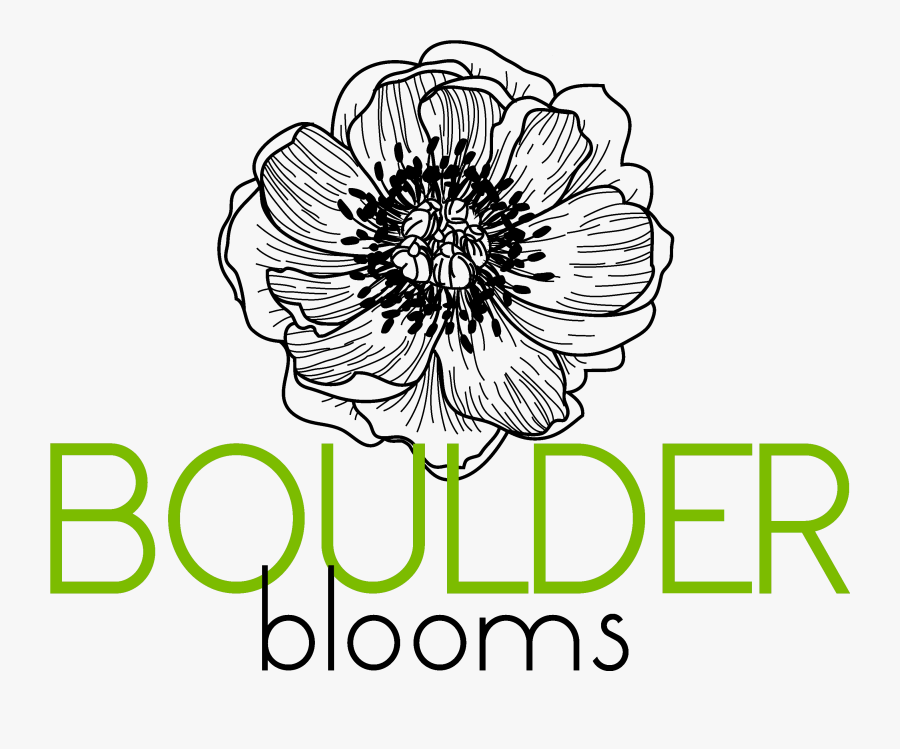 Bliss Florist - Boulder Blooms Logo, Transparent Clipart