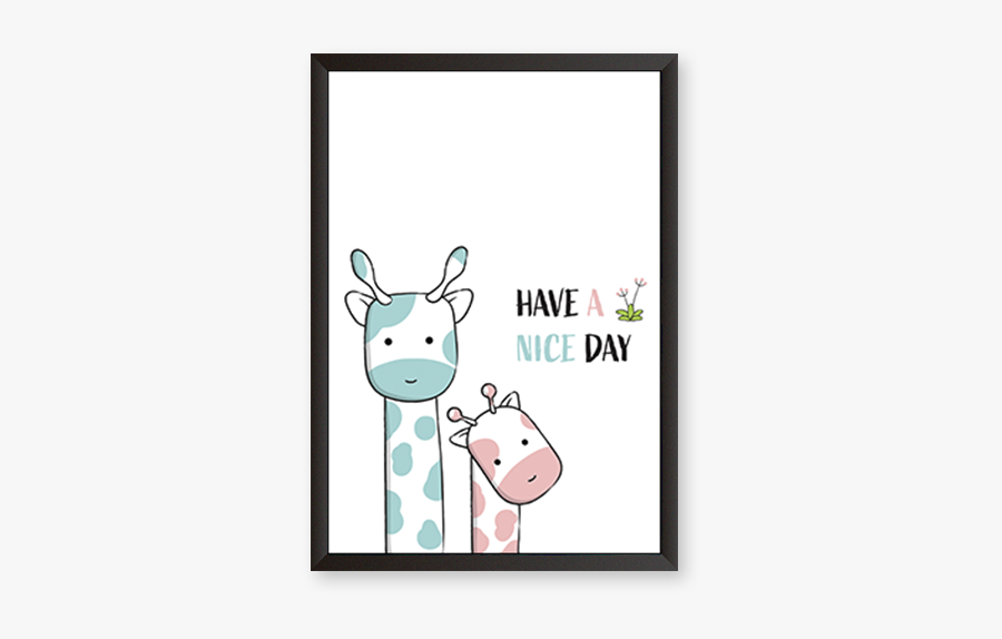 Cute Animals Giraffe Draw, Transparent Clipart