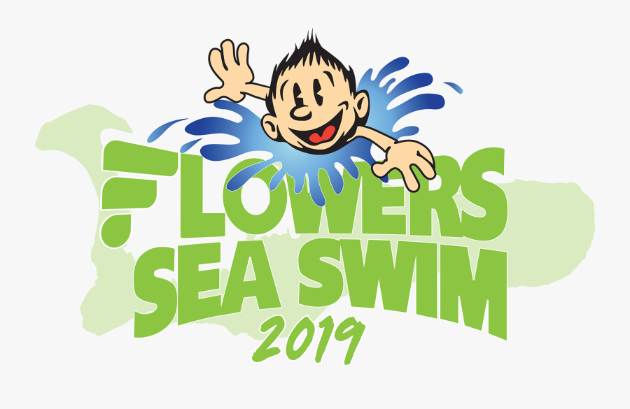 Flowers Sea Swim, Transparent Clipart