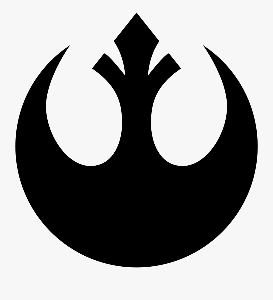 Drawn Symbol Star Wars - Rebel Alliance Logo, Transparent Clipart
