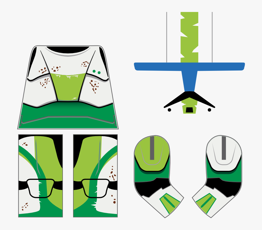 Rc 1140 Fixer - Lego Star Wars Fixer Torso, Transparent Clipart