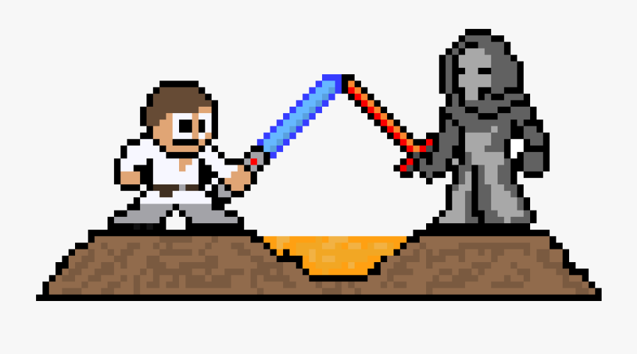 Pixel Art Luke Skywalker, Transparent Clipart