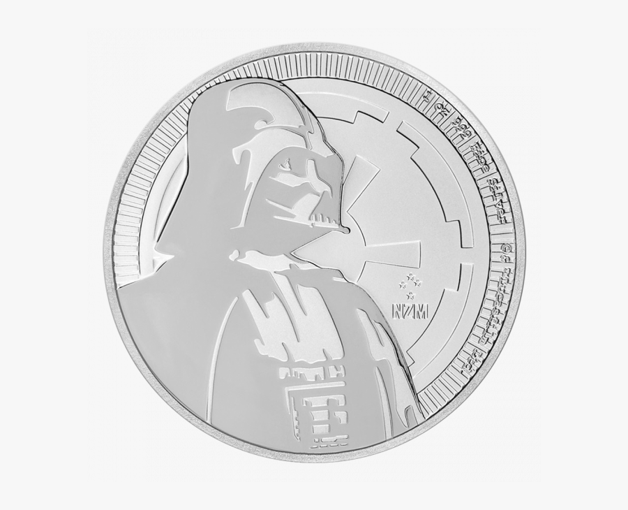 1 Oz Star Wars Darth Vader - 2017 Darth Vader Silver Coin, Transparent Clipart