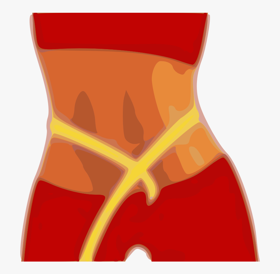 Girl And Tape - Waist Clipart Png, Transparent Clipart