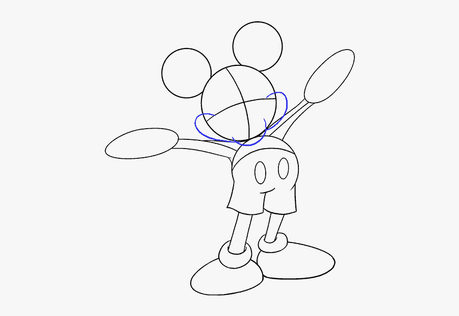 How To Draw Mickey Mouse - Play, Transparent Clipart