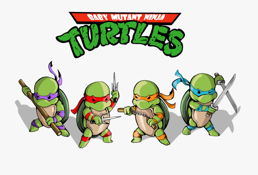 Ninja Turtles Face Png - Baby Ninja Turtles Png, Transparent Clipart