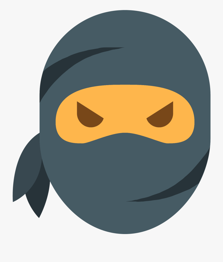 Ninja Icon, Transparent Clipart