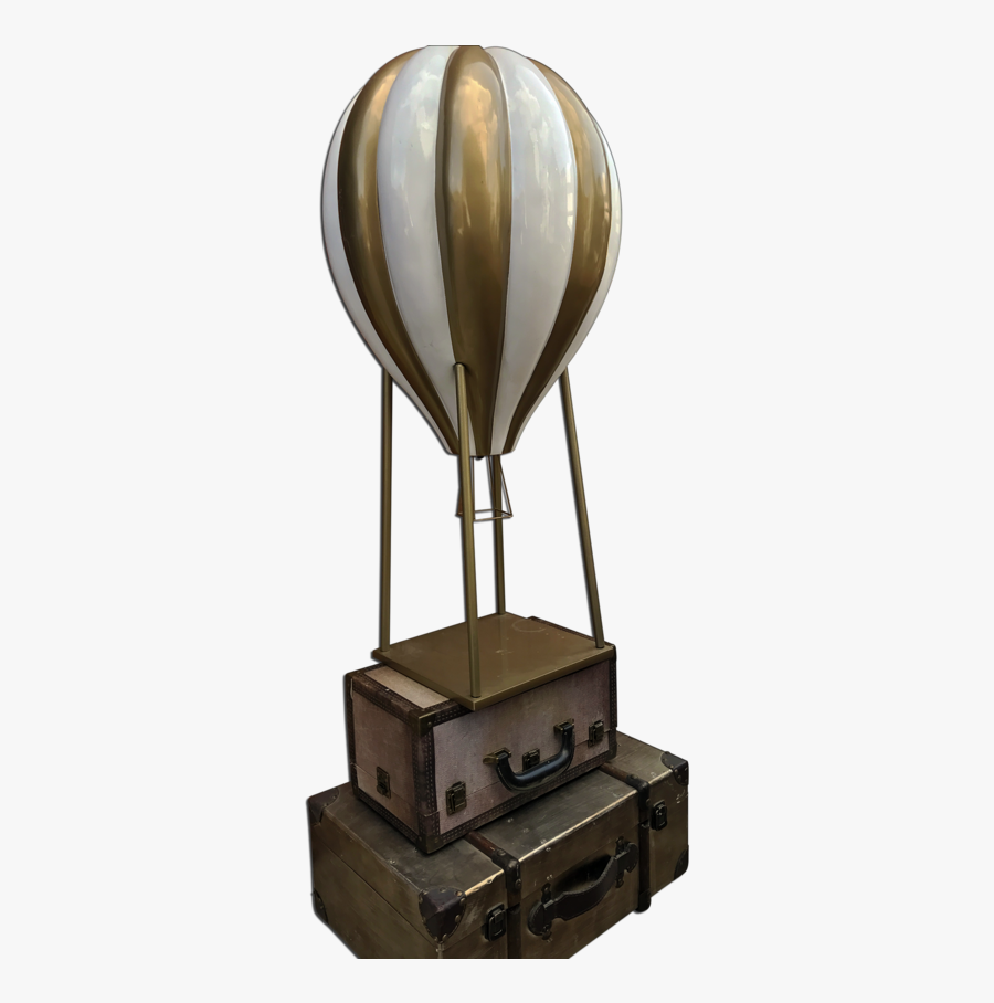 Gold & White Hot Air Balloon Package - Hot Air Balloon, Transparent Clipart