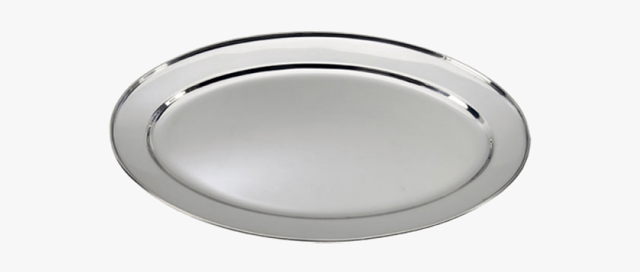 Serving Trays - Stainless Steel Oval Tray, Transparent Clipart