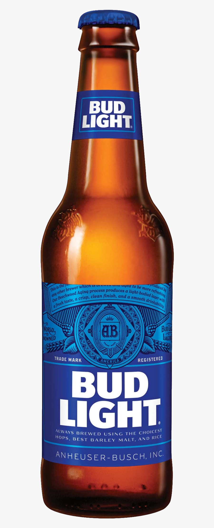 Lager Anheuser-busch Budweiser Company Brewing Beer - Bud Light No Background, Transparent Clipart