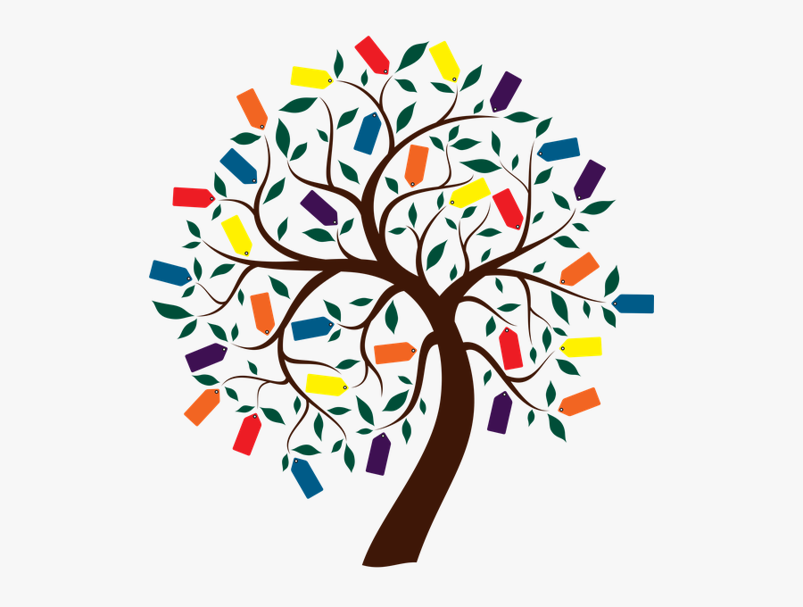 Tree Drawing Black And White, Transparent Clipart