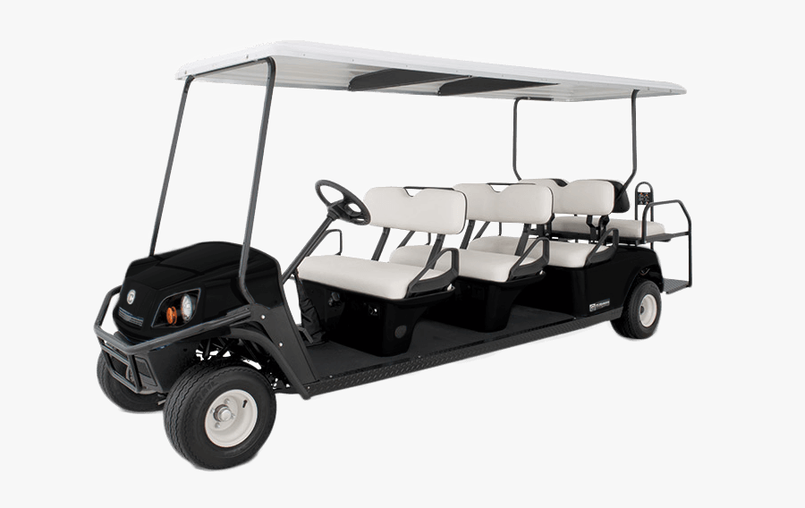 Yamaha 8 Passenger Golf Cart, Transparent Clipart