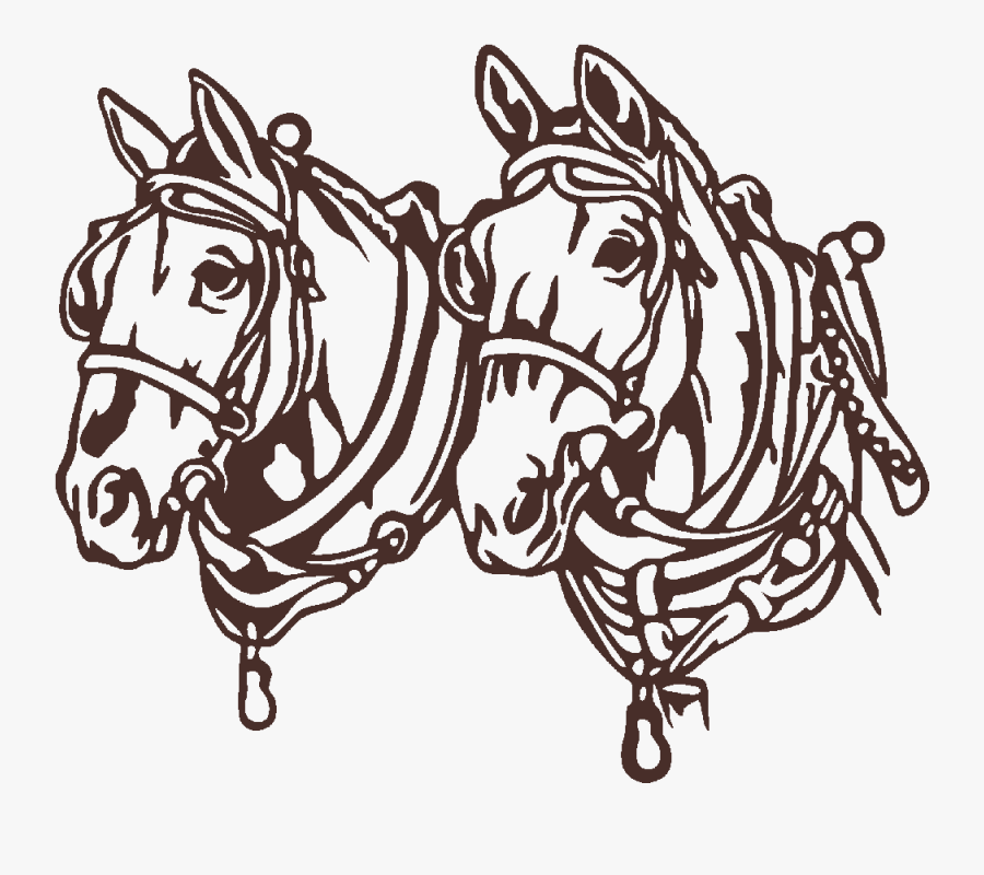Belgian Horse Clydesdale Horse Draft Horse Percheron - Draft Horse Drawing, Transparent Clipart