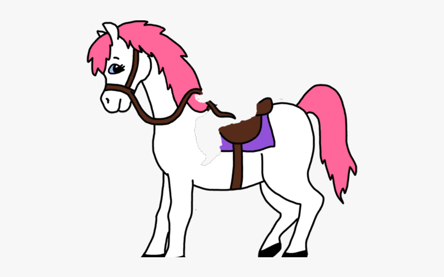 Cartoon Ride A Horse, Transparent Clipart