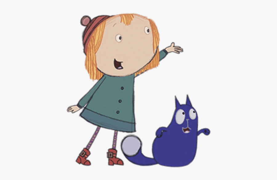 Peg Cat Waving - Cartoon, Transparent Clipart
