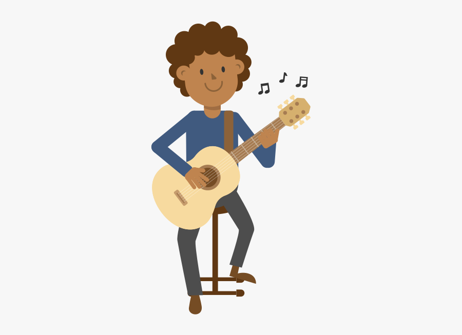 Man Playing Guitar Clipart, Transparent Clipart