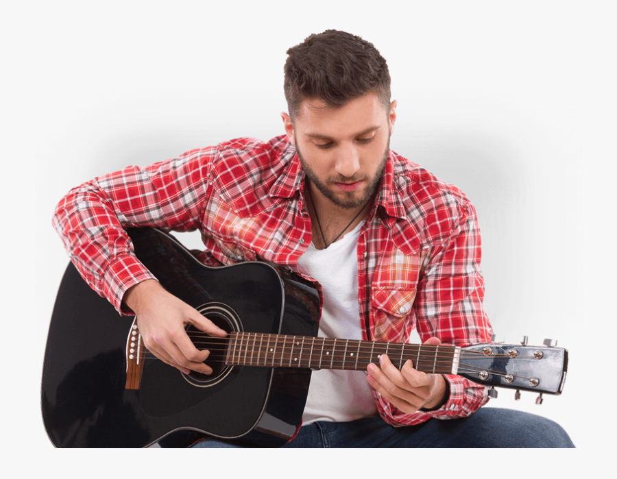 Transparent Acoustic Guitar Png - Man With Guitar Png, Transparent Clipart