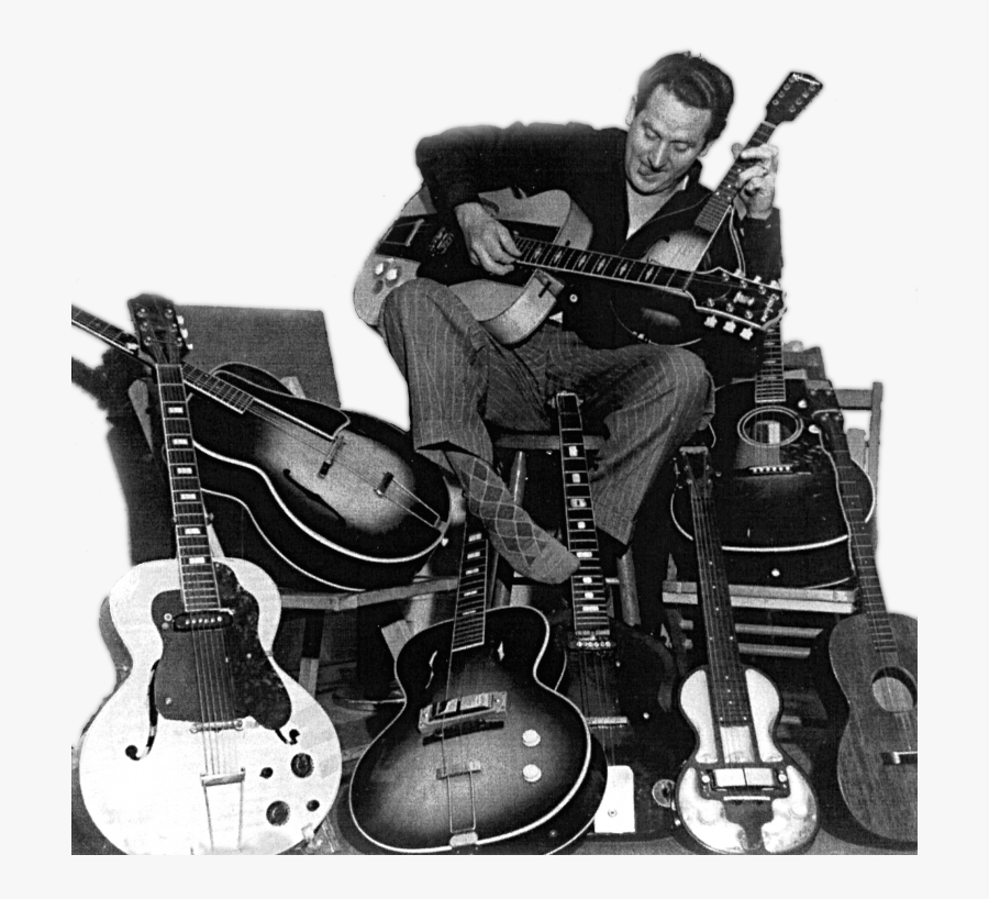 Clip Art Guitar Samurai - Les Paul Young, Transparent Clipart