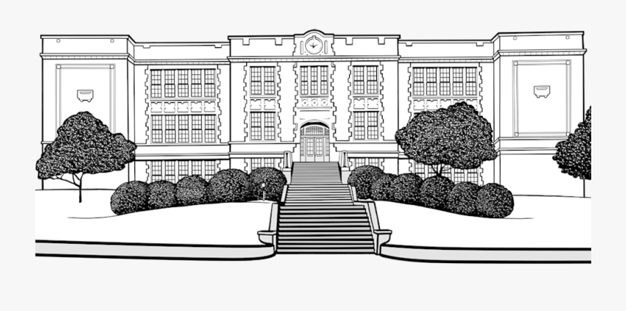 Wiley Elementary School Raleigh North Carolina 1924, Transparent Clipart