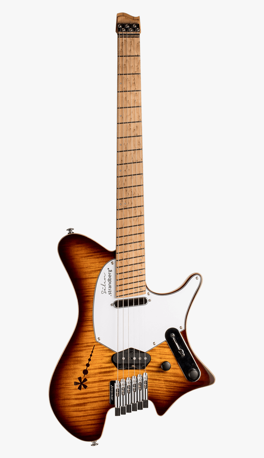Strandberg Salen Deluxe Vintage Burst, Transparent Clipart