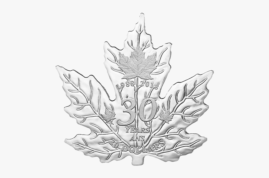 Drawn Maple Leaf Plain - Maple Leaf, Transparent Clipart