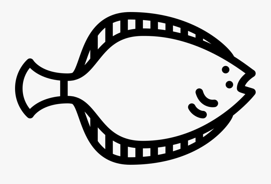 Big Flounder - Flounder Svg, Transparent Clipart