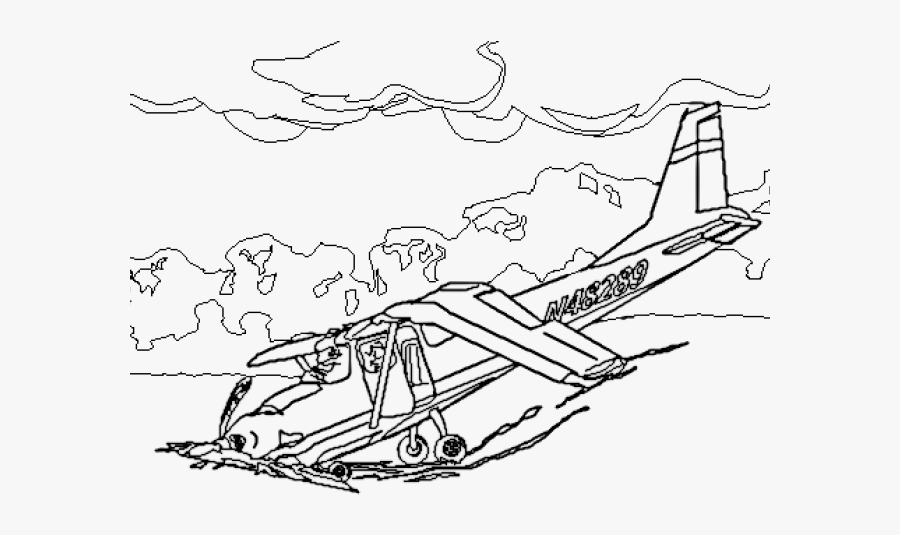 Airplane Crash Clipart, Transparent Clipart