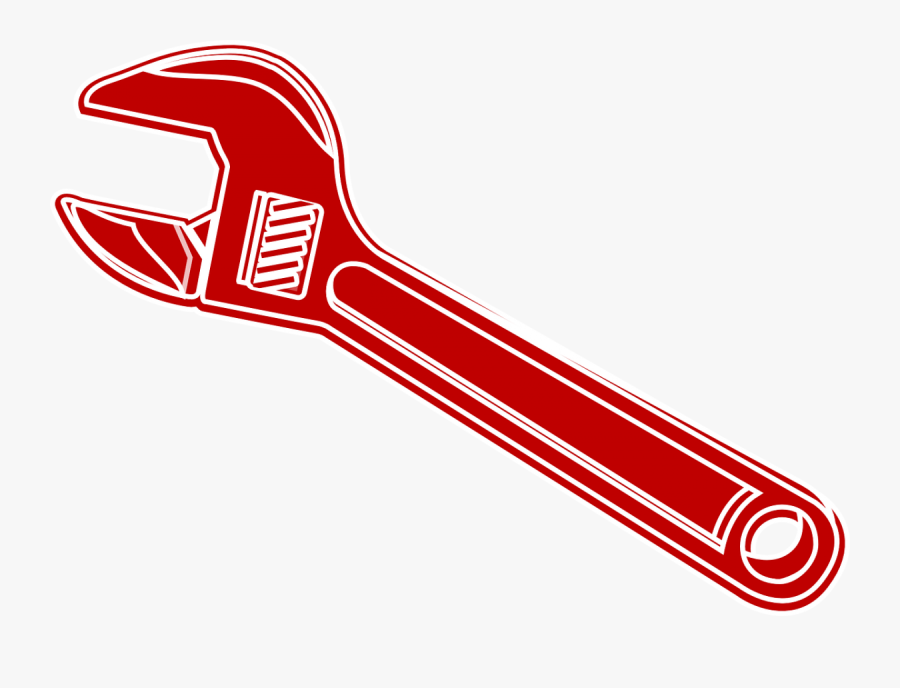 Wrench, Tool, Work, Equipment, Red - Red Wrench Png, Transparent Clipart