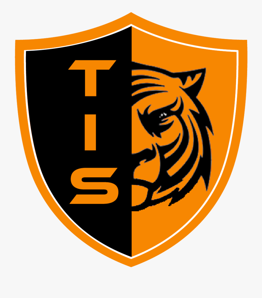 School Logo - Tiger Head Clipart Black And White, Transparent Clipart