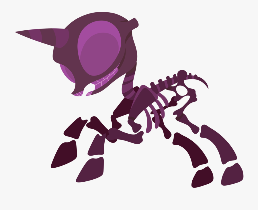 Vector Bone Simple - Mlp Pony Skeleton, Transparent Clipart